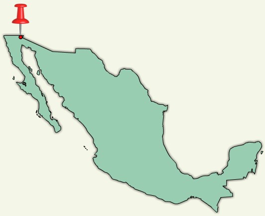 Klimatabelle Mexicali
